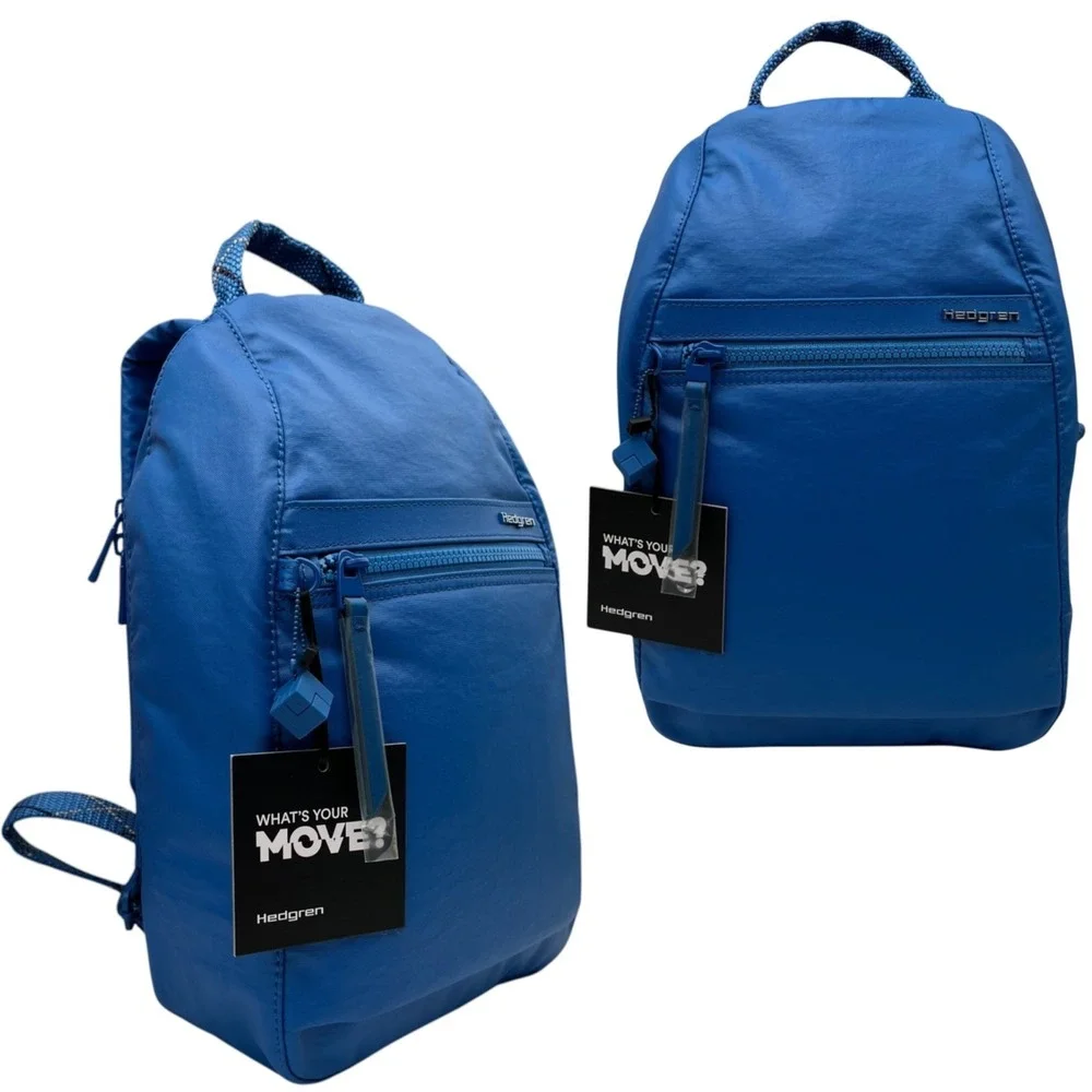 Hedgren Women's Vogue Small Backpack RFID Royal Blue Size 12x10x3